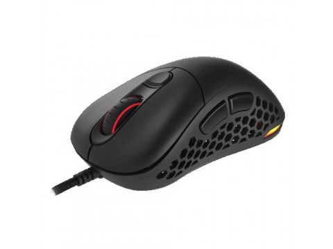 Мышь GENESIS XENON 800 черный оптическая (16000dpi) USB игровая RGB сверхлёгкая
