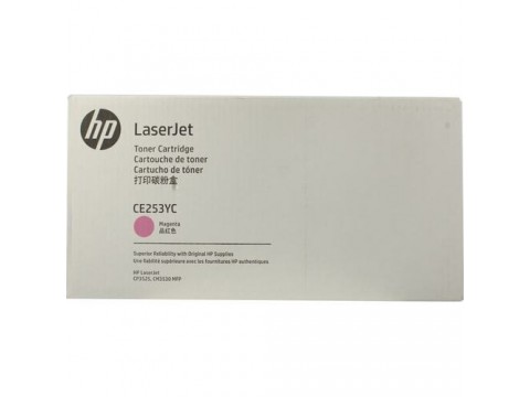 Картридж HP CE253YC, пурпурный