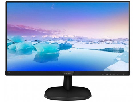 Монитор 23.8" PHILIPS 243V7QDSB/00/01 IPS 1920x1080 75Hz 4мс 250кдм 1000:1 VGA DVI HDMI Черный