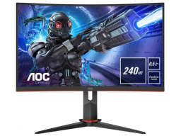 Монитор Игровой 27" AOC C27G2ZU/BK VA Curved 240Гц 0.5мс 300кд/м2 3000:1 80M:1 2xHDMI DP 2x2W Черный