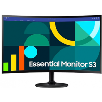 Монитор 27" SAMSUNG LS27D360GAIXCI VA 1800R 1920x1080 100Hz 4мс 250кд/м2 3000:1 D-Sub HDMI
