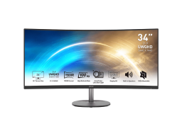 Монитор 34" MSI PRO MP341CQ VA 3440x1440 100Hz 1ms 3000:1 1500R 2xHDMI 1xDP 2x2W Black