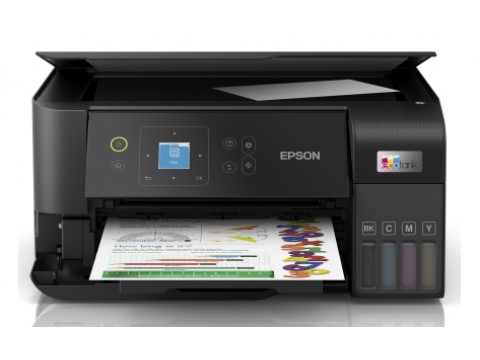 МФУ струйное цветное Epson L3560 C11CK58404, А4, до 33 стр/мин, Wi-Fi, no ADF, duplex, черные чернила в комплекте 2 шт