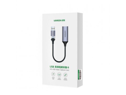 Переходник Ugreen CM489 USB 1080P Video Capture Device, 40189