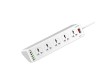 Сетевой фильтр LDNIO Universal SC10610 10 розеток 6*USB 12V/3A Портов 2м