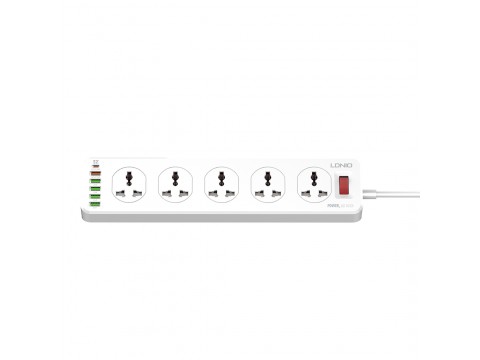 Сетевой фильтр LDNIO Universal SC10610 10 розеток 6*USB 12V/3A Портов 2м