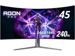 Монитор 44.5" AOC AG456UCZD OLED 3440x1440 240Hz 0.03мс Curved 800R 1000кд/м2 2xHDMI DP USB-C2 2x8W