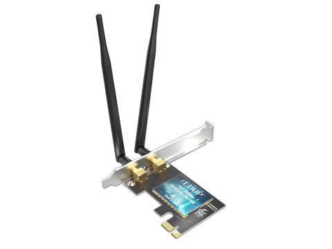 Внутренний беспроводной сетевой Wi-Fi адаптер PCI-E EDUP EP-9626, 300Mbps, 2 антены