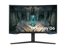 Монитор 27" SAMSUNG LS27BG650EIXCI VA 2560x1440 240GHz 1мс 350кд/м2 2500:1 Curved 2xHDMI 1xDP