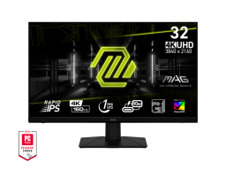 Монитор 32" MSI MAG 322UPF Rapid IPS 3840x2160 160Hz 1ms 100млн:1 2xHDMI 1xDP 5xUSB