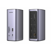 Док-станция UGREEN CM555 USB-C Multifunction Docking Station Pro 90325