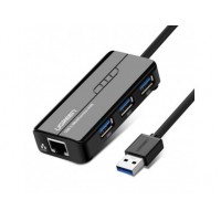 Конвертер сигнала UGREEN 20265 USB 3.0 Hub with Gigabit Ethernet Adapter