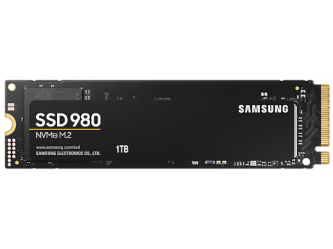 Твердотельный накопитель 1000GB SSD Samsung 980 NVMe M.2 2280 R3500Mb/s W3000MB/s MZ-V8V1T0BW