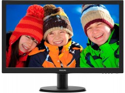 Монитор 23.6" Philips 243V5QHSBA/01 MVA FHD 8 мс 250кдм 3000:1 1xD-Sub 1xDVI 1xHDMI