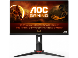 Монитор Игровой 23.8" AOC 24G2SP/BK IPS 1920x1080 1ms 250cdm 165Hz 1000:1 VGA DP 2xHDMI 4xUSB 2x2W