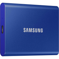 Внешний SSD Samsung T7 / 2000Gb / USB 3.2 Gen.2 / 10 Gbps / AES 256 / Blue