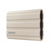 Внешний SSD 1000Gb Samsung T7 Shield USB 3.2 Gen.2 (10 Гбит/c) AES 256 Бежевый MU-PE1T0K/EU