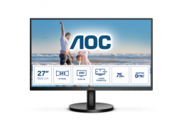 Монитор 27" AOC Q27B3MA/01 VA 2560x1440 75Hz 4ms 250cd/m 4000:1 2xHDMI 2xDP 2x2W