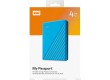 Внешний жесткий диск 4Tb WD My Passport WDBPKJ0040BBL-WESN Blue USB 3.0