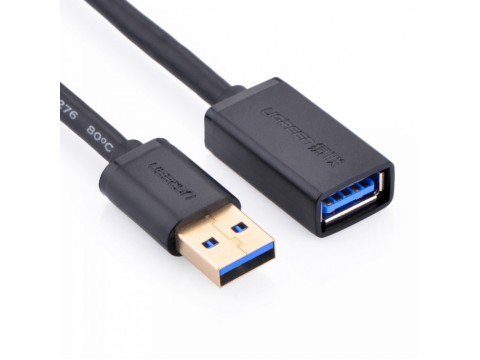 Кабель UGREEN US129 USB 3.0 Extension Male Cable 2m (Black), 10373