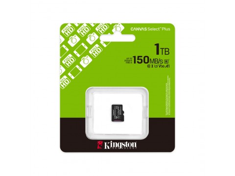 Карта памяти Kingston SDCS3/1TBSP Canvas Select Plus A1 U3 V30 1TB