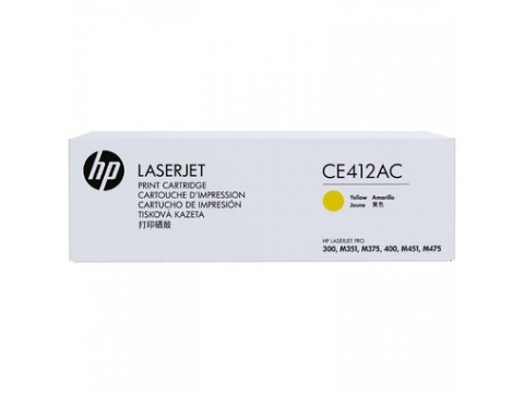 Картридж лазерный HP CE412AC, 305A, желтый