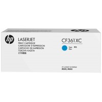 Картридж лазерный HP LaserJet 508X CF361XC, голубой, Color LaserJet Enterprise M552/553/557