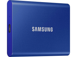 Внешний SSD 2000Gb Samsung T7 USB 3.2 Gen.2 (10 Гбит/c) AES 256 Синий, MU-PC2T0H/WW
