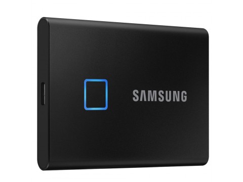 Внешний SSD 500Gb Samsung T7 Touch USB 3.2 Gen.2 (10 Гбит/c) AES 256 Сенсорная защита MU-PC500K/WW