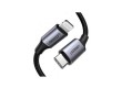 Интерфейсный кабель Ugreen US304/60759 Type-C на Lightning MFI 60W 1 м Чёрный