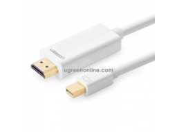 Кабель UGREEN MD101 Mini DP Male to HDMI Cable 2m (White)