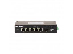 Коммутатор Hikvision DS-3T0306HP/No Power unit
