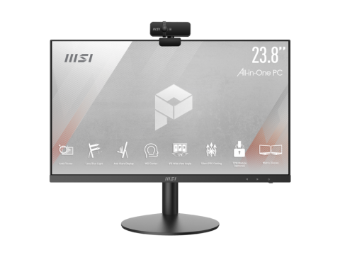 Моноблок MSI PRO AP241 11M, 23.8'' FHD, I3-10105, UHD Graphics, 8Gb, 256Gb SSD, Win11 Home, Black