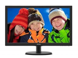 Монитор 21.5" Philips 223V5LHSB2 (00/01) TN 5мс 1xVGA 1xHDMI 200кд/м2 600:1 1920x1080 Black