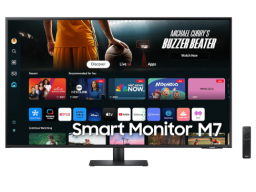 Монитор 43" SAMSUNG SMART M7 VA 3840x2160 60Hz 4мс 300кд/м2 5000:1 2xHDMI USB-C 3xUSB LS43DM700UIXCI