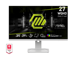 MSI MAG 27 Rapid IPS 2560x1440 180Hz 1ms 400cd/m 100млн:1 2xHDMI 1xDP 1xUSB-C Белый