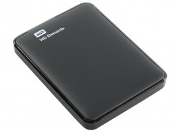 Внешний HDD Western Digital 1Tb Elements Portable 2.5" WDBUZG0010BBK-WESN USB3.0 Black