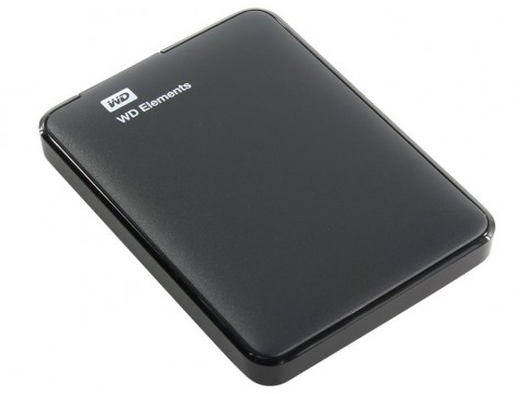 Внешний HDD Western Digital 1Tb Elements Portable 2.5" WDBUZG0010BBK-WESN USB3.0 Black