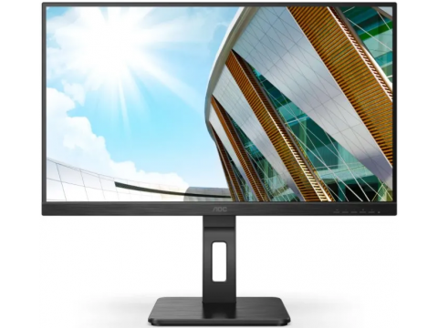 Монитор 27" AOC U27P2 IPS 3840x2160 60Hz 4мс 350кд/м2 1000:1 2xHDMI DP 4xUSB Черный