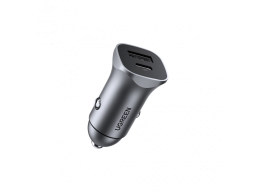 Автомобильное ЗУ Ugreen CD130 USB-C PD+USB-A QC 24W Fast Car Charger, 30780