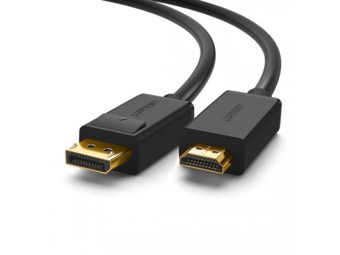 Кабель UGREEN DP101 DP Male to HDMI Male Cable 2m (Black)