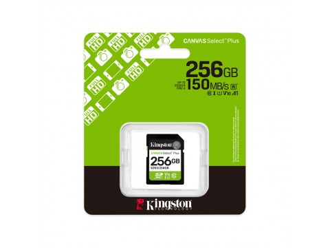 Карта памяти Kingston SDS3/256GB Canvas Select Plus C10 UHS-I U1 V10 256GB