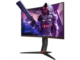 Монитор Игровой 27" AOC C27G2AE/BK/01 VA 165Hz 0.5ms 250cd/m 4000:12xHDMI1xD-SUB 2x2W Black/Red