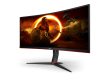 Монитор Игровой 34" AOC CU34G2X/BK/01 VA 3440x1440@144Hz 300cd/m2 Curved 3000:1 1мс 2xHDMI 2xDP Bl