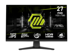 Монитор 27" MSI MAG 272F Rapid IPS 1920x1080 200Hz 0.5ms 300cd/m 1000:1 DP HDMI Type-C Черный