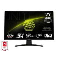 Монитор MSI MAG 274CQF / 27" / Rapid VA / 2560x1440 / 180Hz / 1500R / 0.5ms / 300cd/m² / 5000:1 / DP / 2xHDMI / Type-C