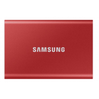 Внешний SSD Samsung T7 / 500Gb / USB 3.2 Gen.2 / 10 Gbps / AES 256 / Красный