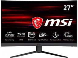 Монитор 27" MSI Optix G27CQ4 VA 165HGz 2560x1440 1500R 1ms 250cd/m 3000:1 100млн:1 2xHDMI DP