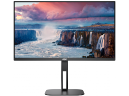 Монитор 27" AOC Q27V5C/BK IPS 2560x1440 75Hz 1ms 300cd/m 1000:1 HDMI DP 2x3W Черный