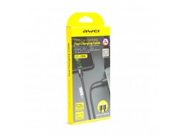 Интерфейсный кабель Awei Type-C to Lightning CL-118L 5V 2.4A 1m Черный